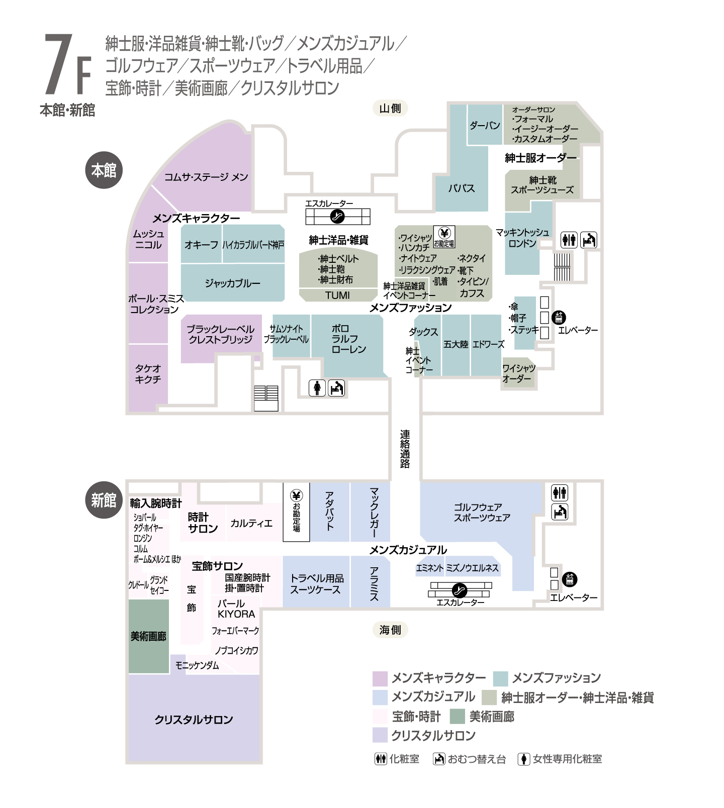 神戸阪急_7Fフロアマップ
